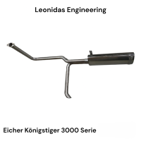 Eicher Königstiger 3007 3010 3015 3016 Edelstahl Auspuff Abgasanlage