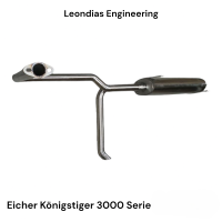 Eicher Königstiger 3007 3010 3015 3016 Edelstahl Auspuff Abgasanlage