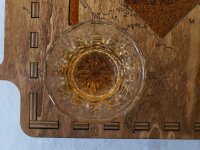 Zigarren Whiskey Rum Serviertablett inkl Karaffe u. 2 Whisky Gläser