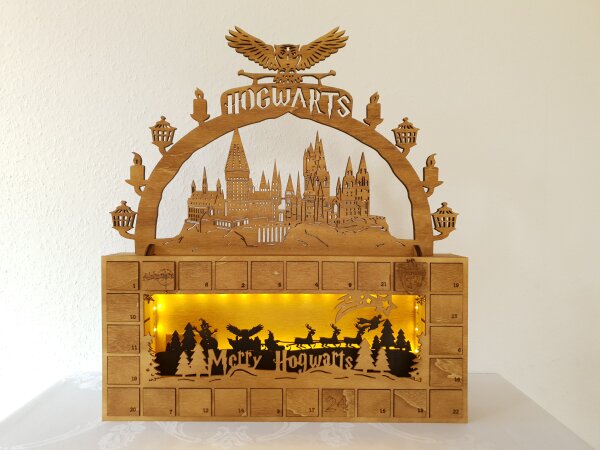 Hogwarts Adventskalender aus den Filmen Harry Potter | Advent | Geschenk | Weihnachten