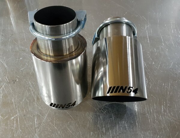 BMW N54 Performance Blenden Edelstahl E90 E91 E92 E93 F30 F31